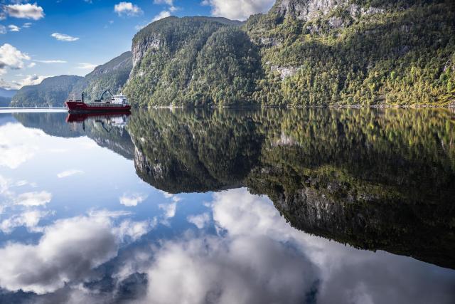 Spiegelung bei Aurdal