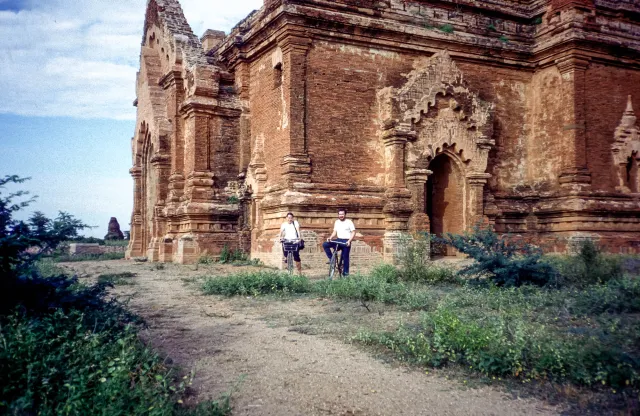 Cycling in Bagan