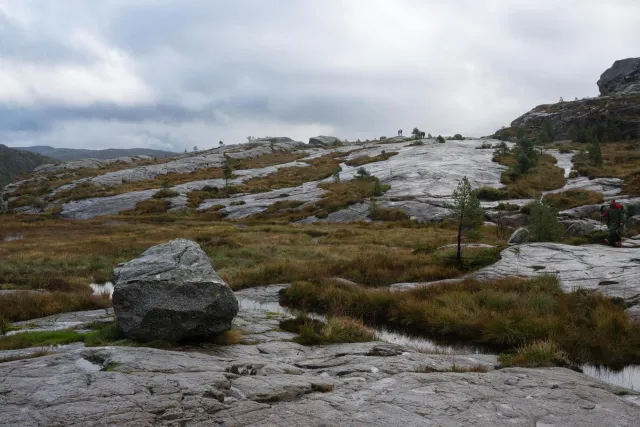 Schon fast auf Höhe des Preikestolen