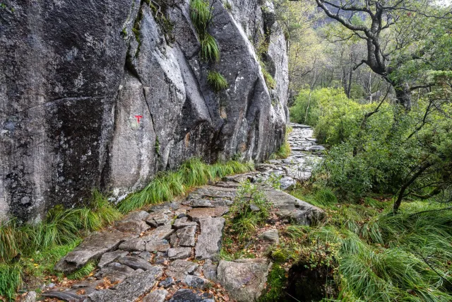 Die erste Hochebene auf dem Weg zum Preikestolen