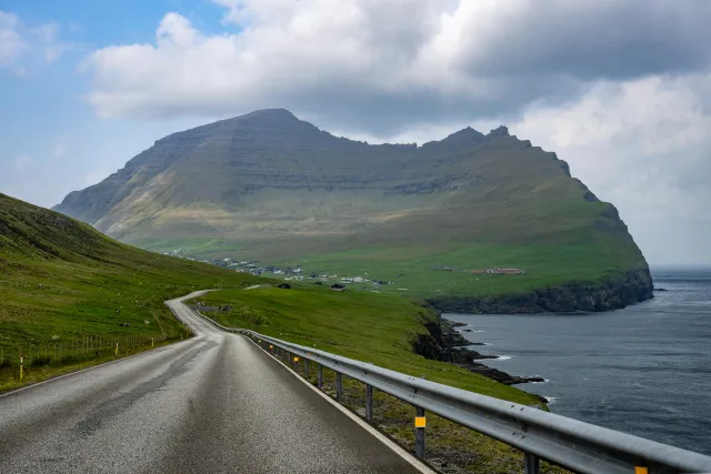 Viðareiði auf Viðoy, der nördlichsten Insel der Färöer