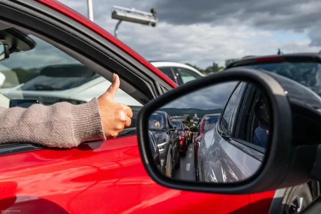 The Mustangs in the mirror