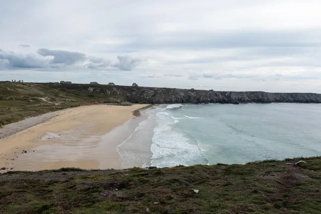 Camaret sur Mer beach on Sentier Côtier GR 34